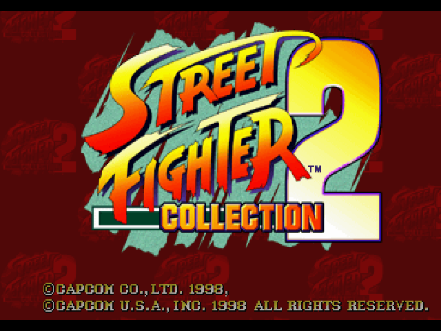 《街头霸王2》美版 Street Fighter Collection 2 (USA)